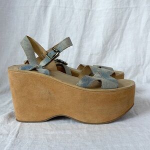 Kork Ease X Free People Elysse Heights Platform Shoes Sandals Size 10